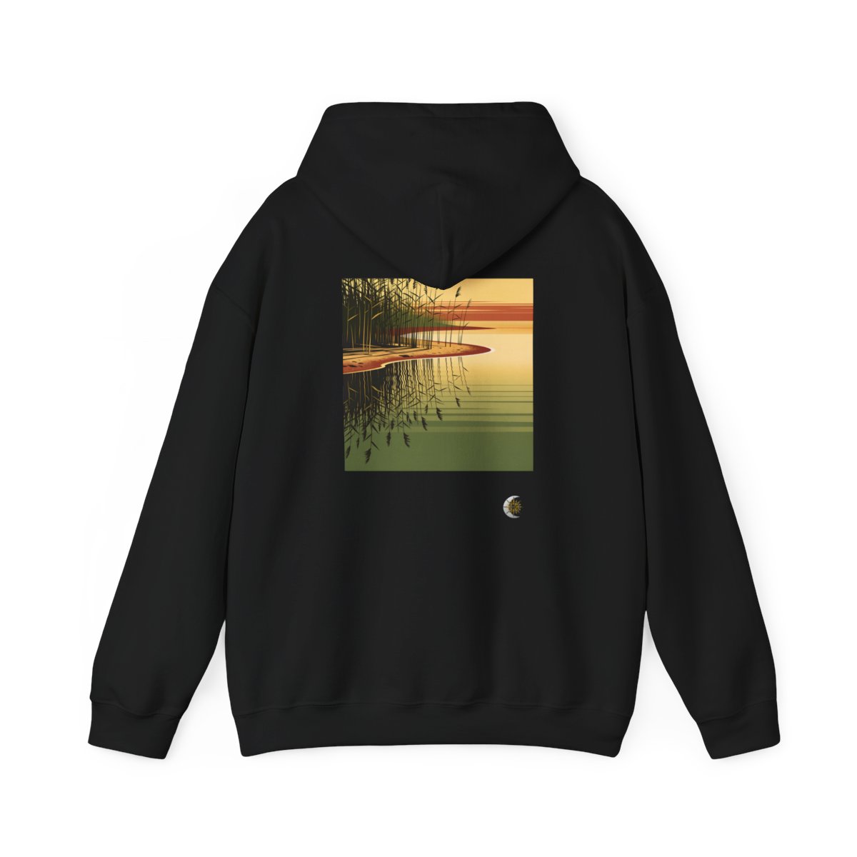 HD Amber Reedshore Original Art 218 Unisex Heavy Blend™ Hooded Sweatshirt