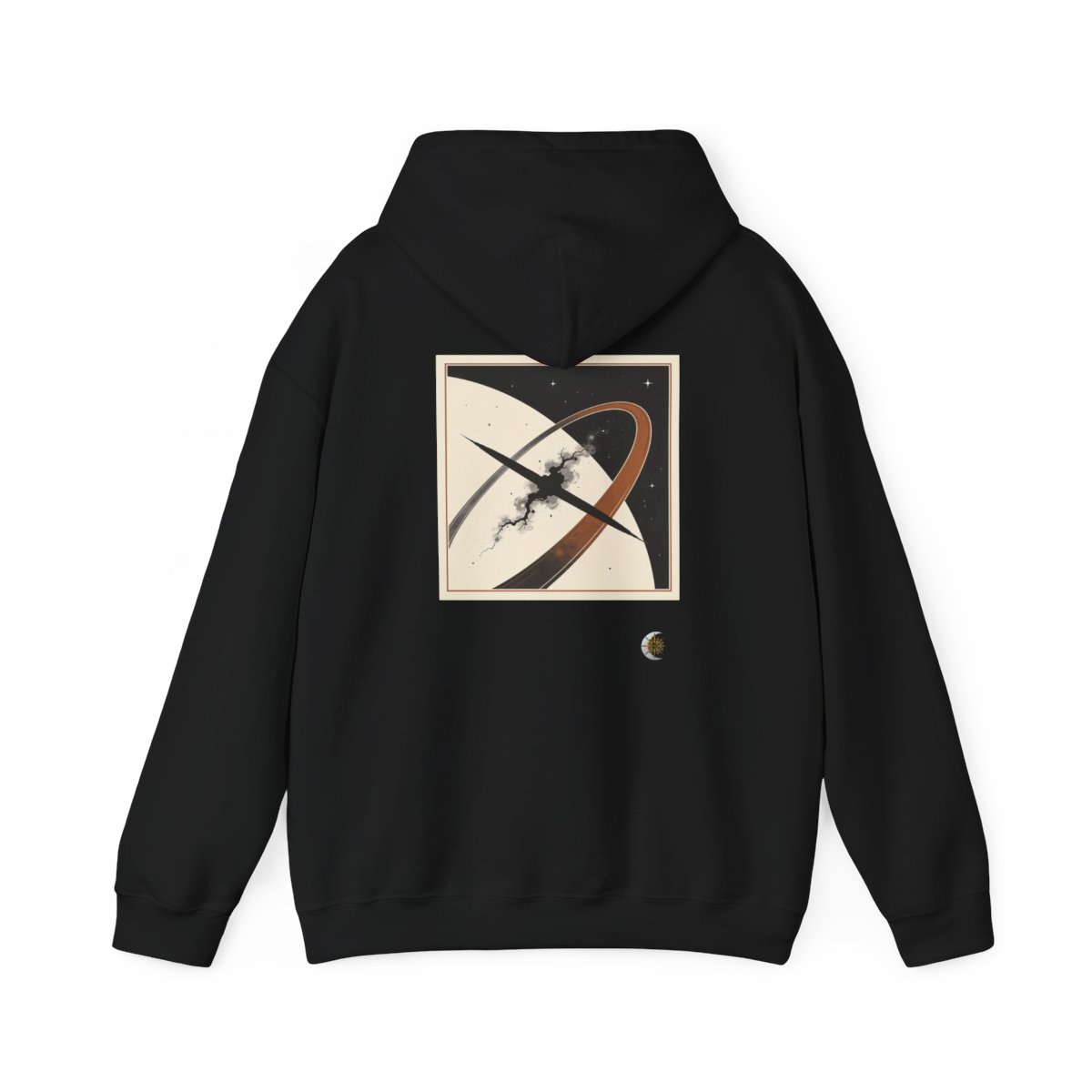 HD Obsidian Orbit Original Art 288 Unisex Heavy Blend™ Hooded Sweatshirt
