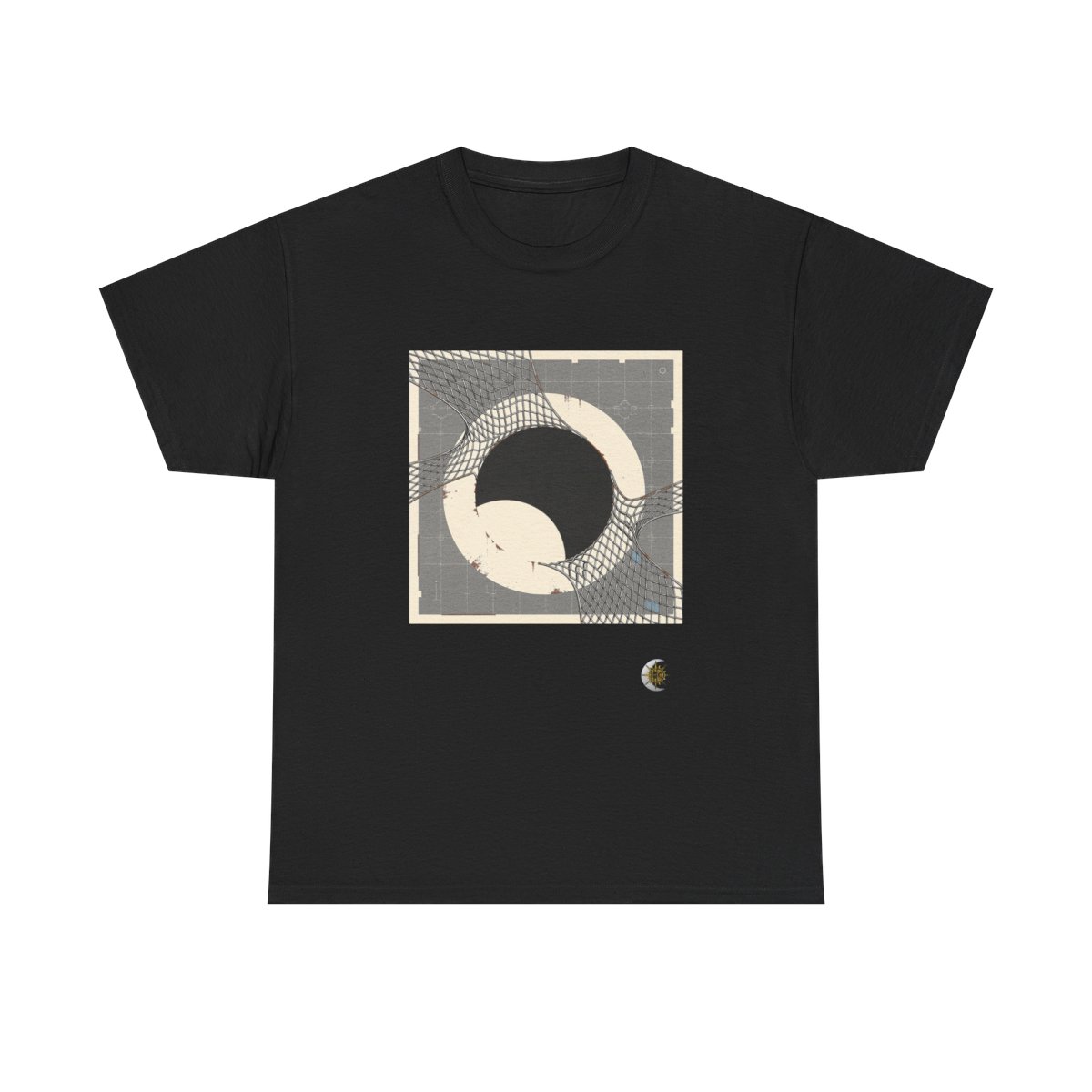 HD Silver Mesh Eclipse Original Art 297 Unisex Heavy Cotton Tee
