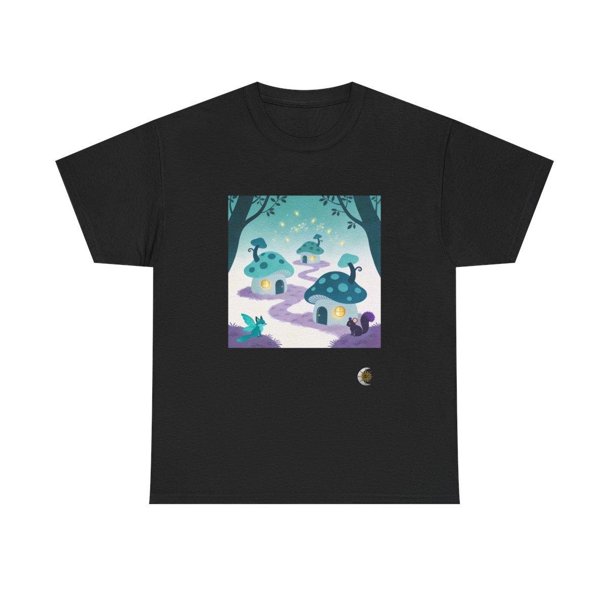 HD Firefly Mushroom Lane Original Art 8 Unisex Heavy Cotton Tee