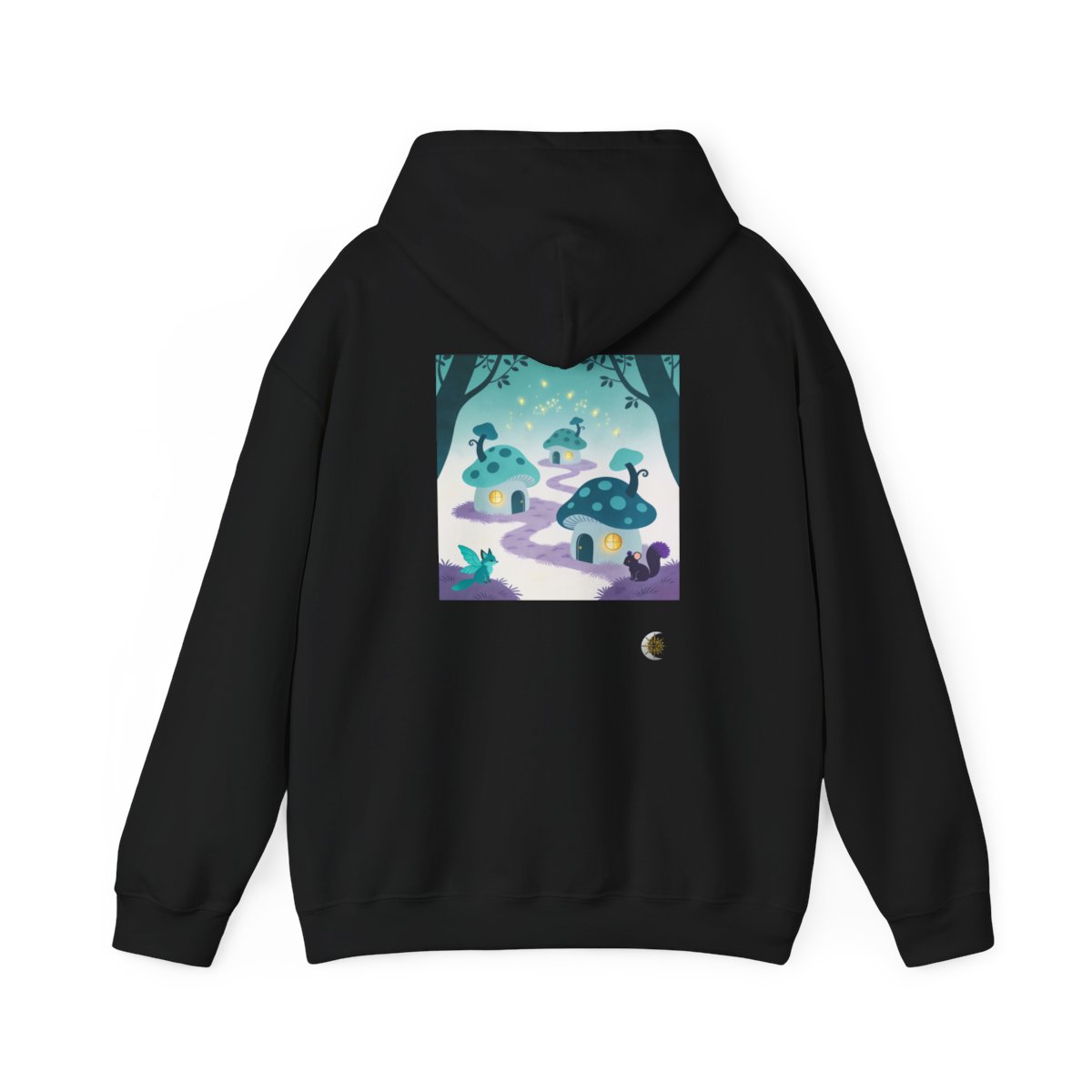 HD Firefly Mushroom Lane Original Art 8 Unisex Heavy Blend™ Hooded Sweatshirt