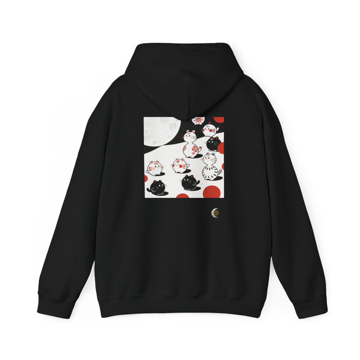 HD Moonpetal Friends Original Art 49 Unisex Heavy Blend™ Hooded Sweatshirt