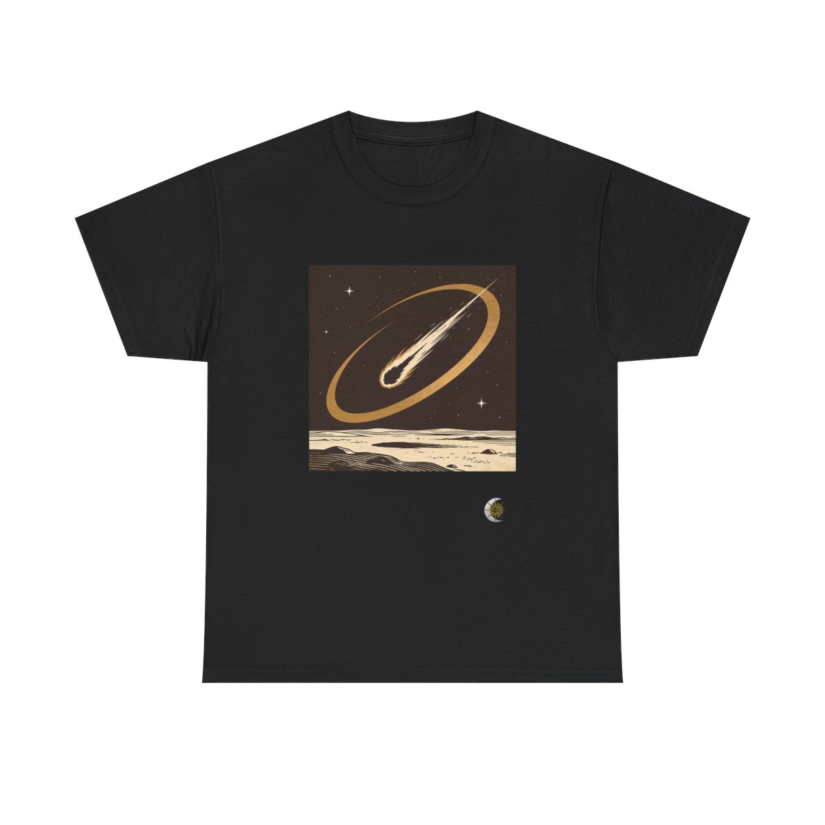 HD Golden Meteor Arc Original Art 312 Unisex Heavy Cotton Tee