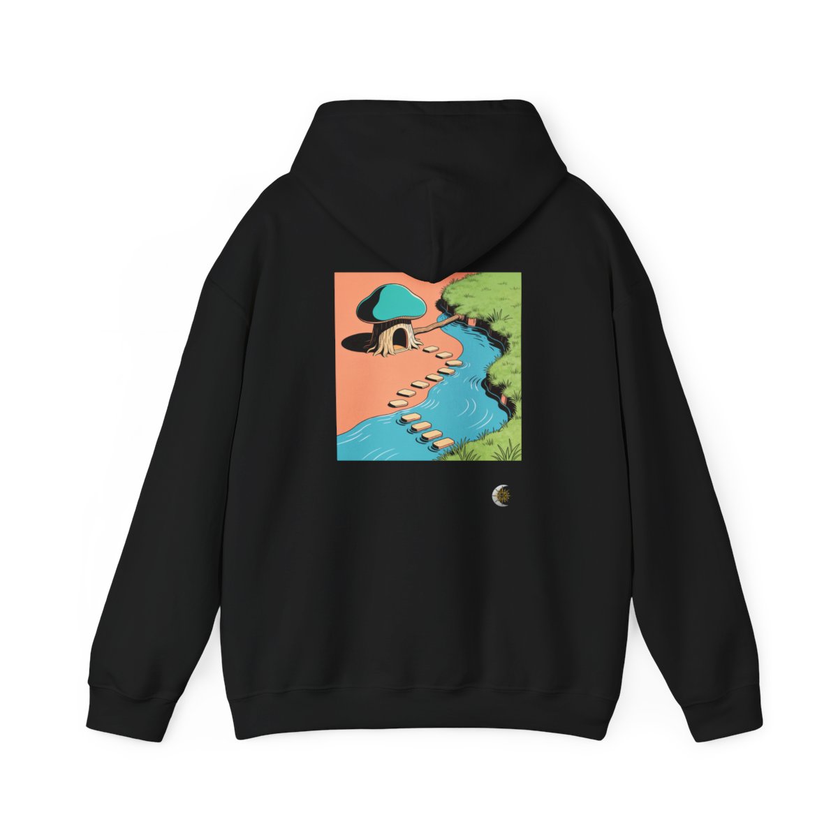 HD Original Art 393 Unisex Heavy Blend Hooded Sweatshirt