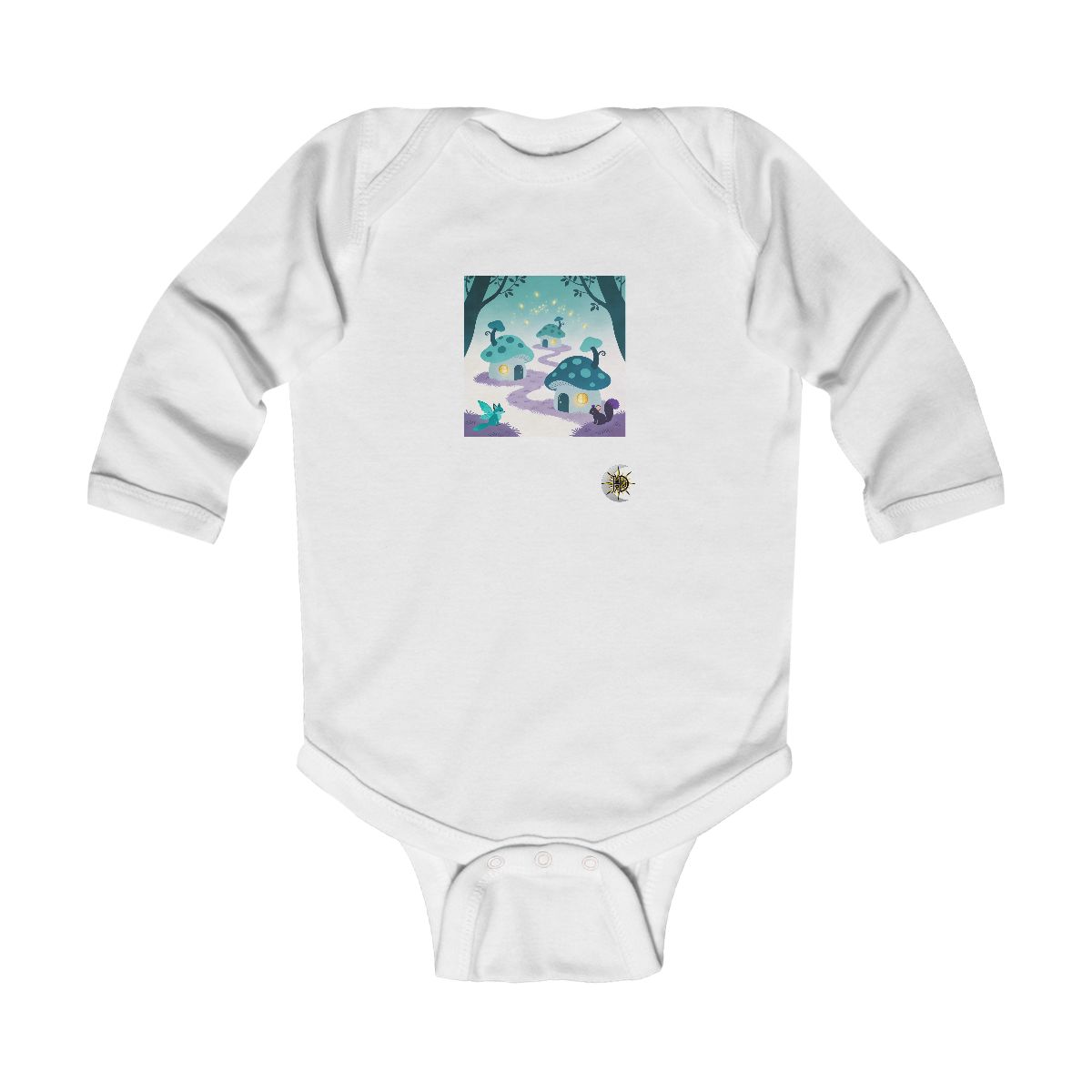 HD Firefly Mushroom Lane Infant Long Sleeve Bodysuit