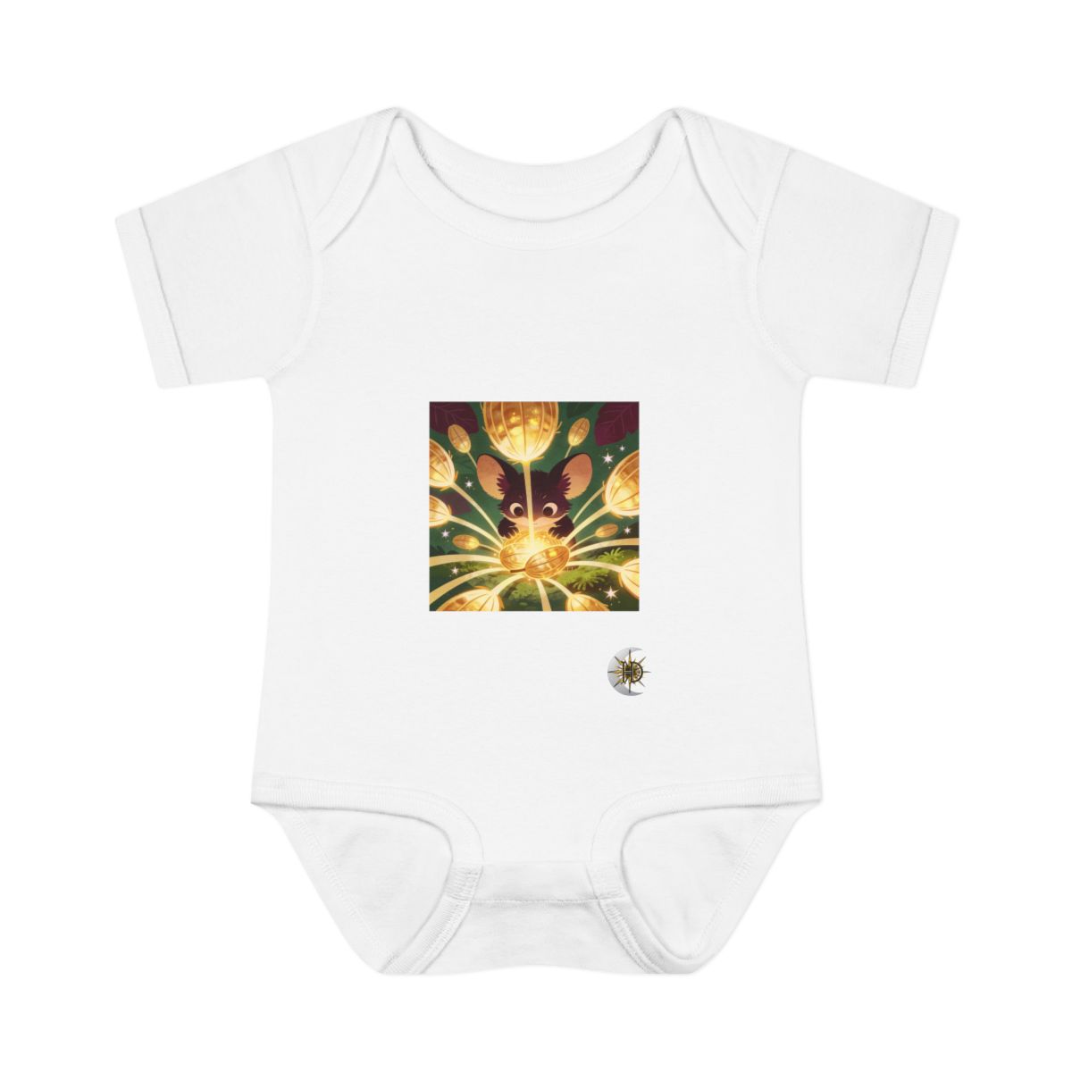 HD Lanternseed Friend Infant Baby Rib Bodysuit