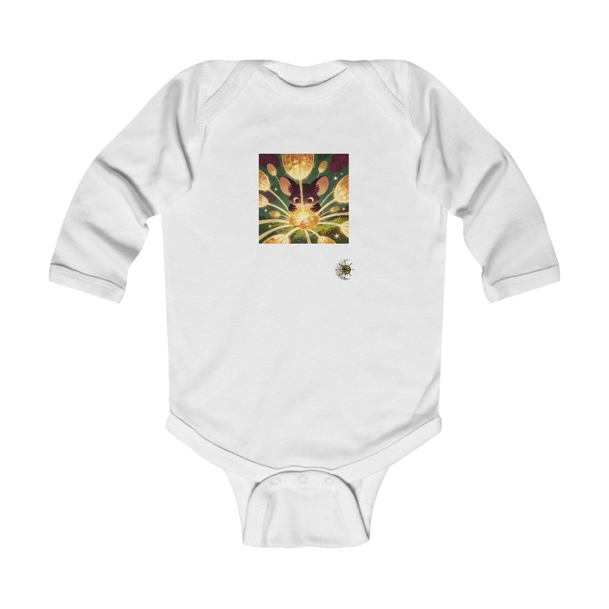 HD Lanternseed Friend Infant Long Sleeve Bodysuit