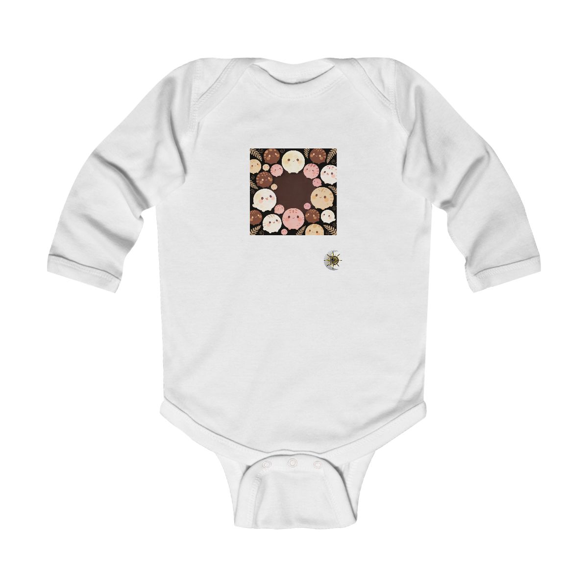 HD Pebble Moon Parade Infant Long Sleeve Bodysuit
