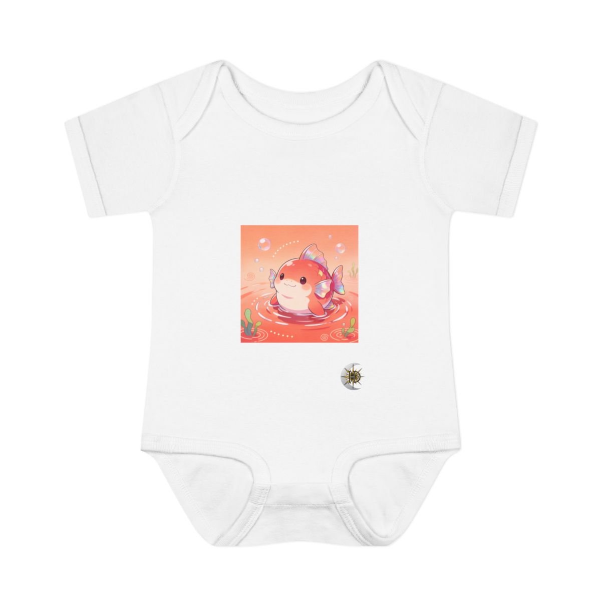 HD Coralfin Companion Infant Baby Rib Bodysuit