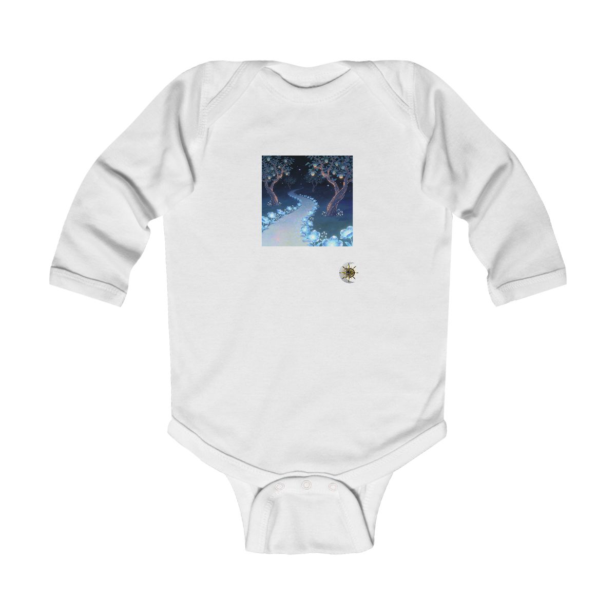 HD Starlit Orchard Infant Long Sleeve Bodysuit