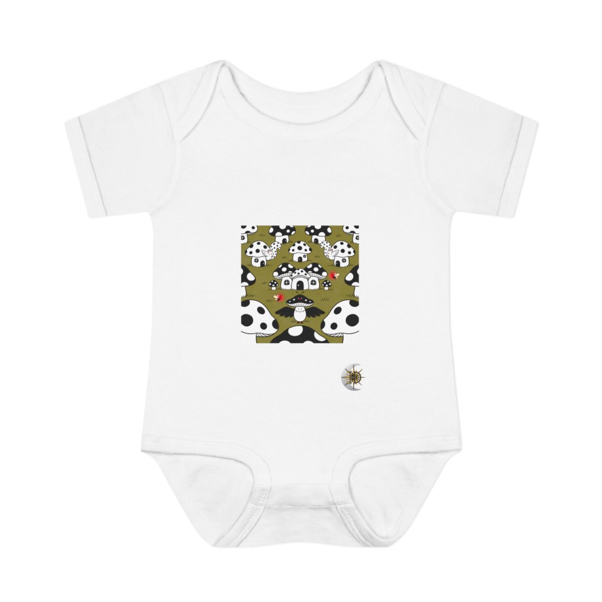HD Polkadot Hollow Infant Baby Rib Bodysuit