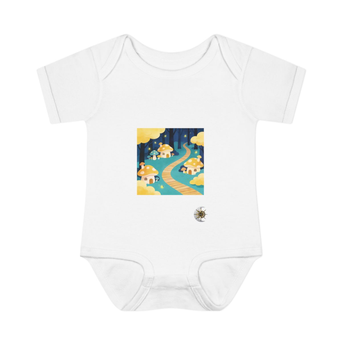 HD Golden Glow Village Infant Baby Rib Bodysuit