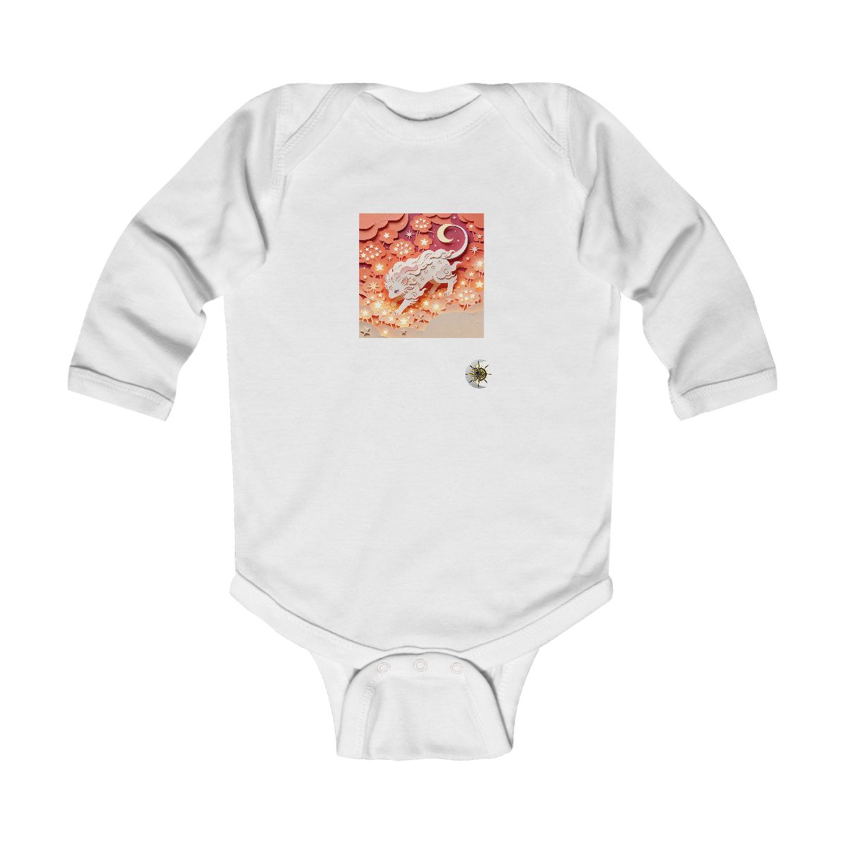 HD Crescent Starpaws Infant Long Sleeve Bodysuit