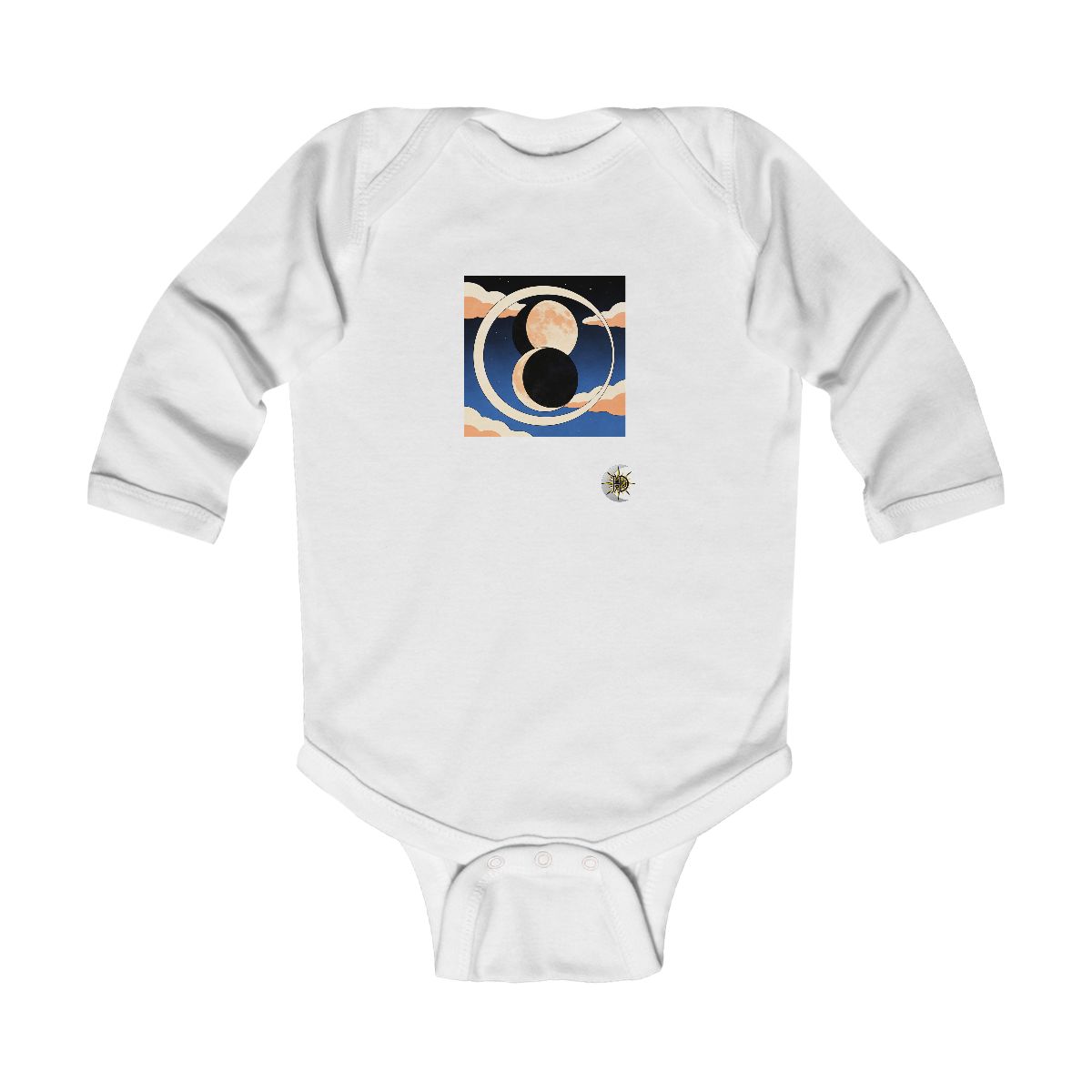 HD Moonrise Orbit Infant Long Sleeve Bodysuit
