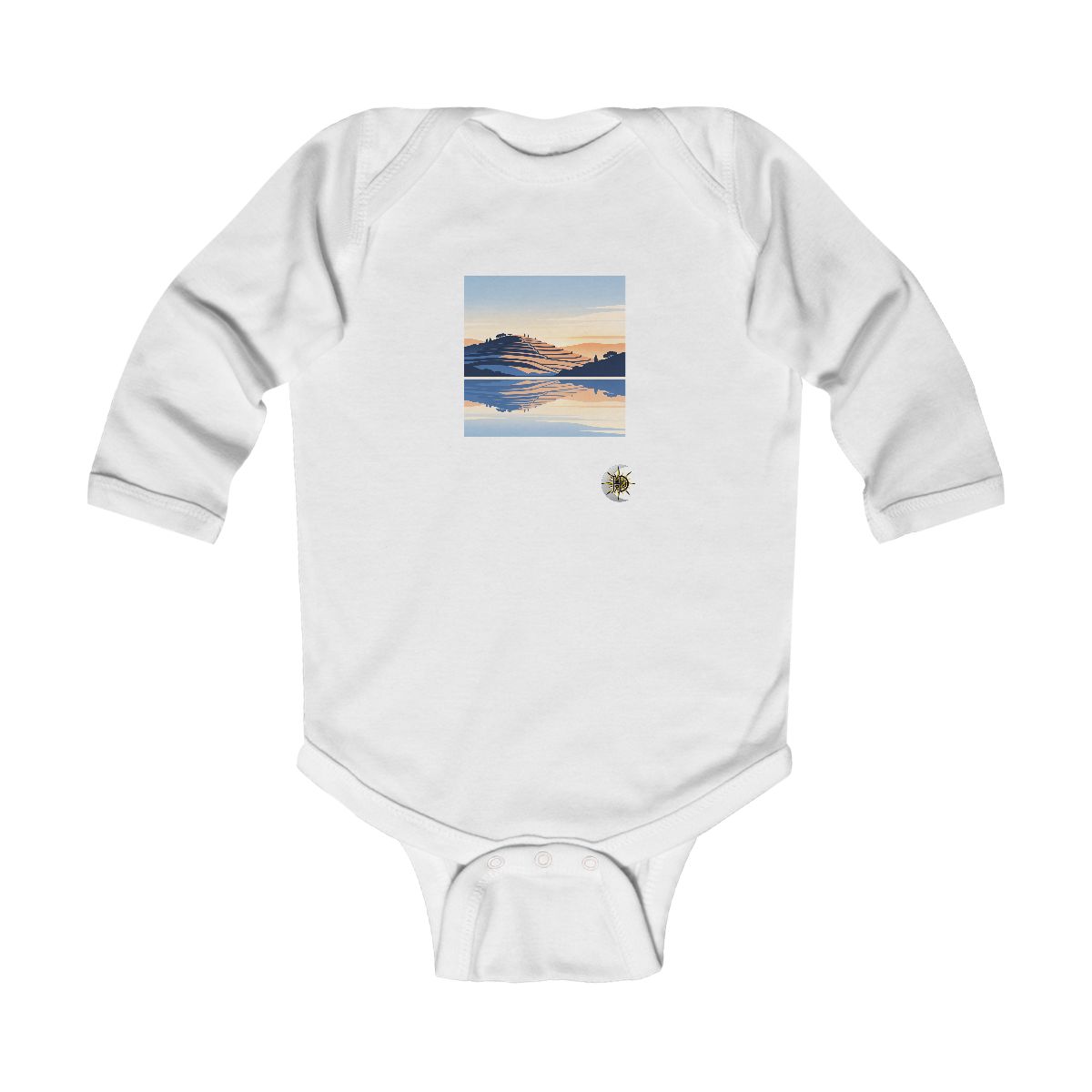 HD Terrace Reflections Infant Long Sleeve Bodysuit