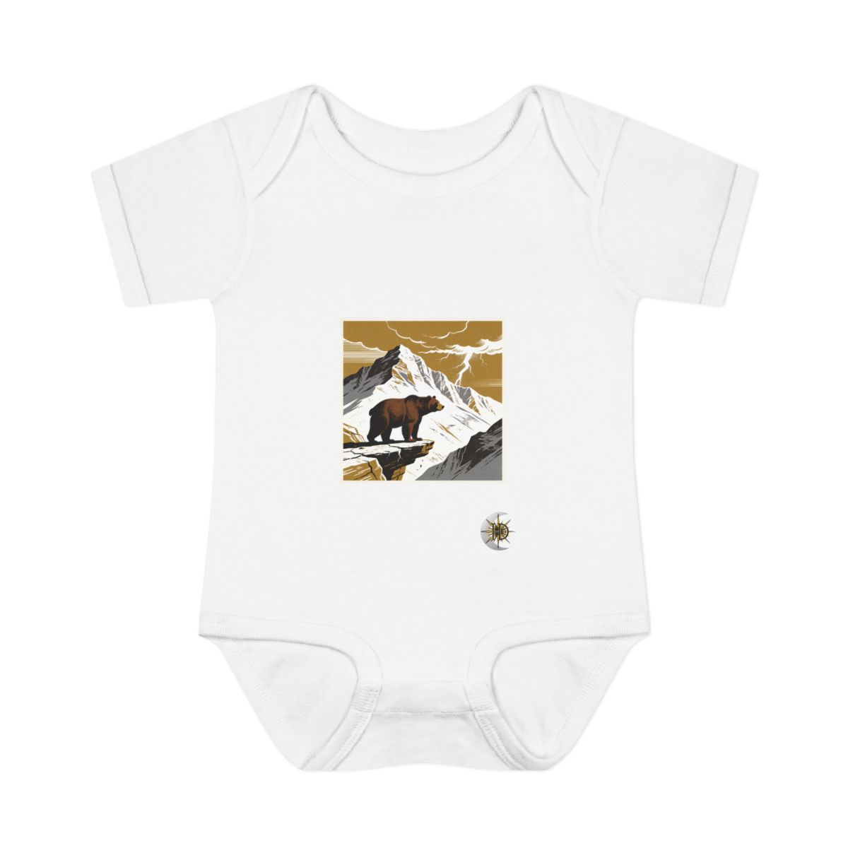 HD Thunder Ridge Bear Infant Baby Rib Bodysuit