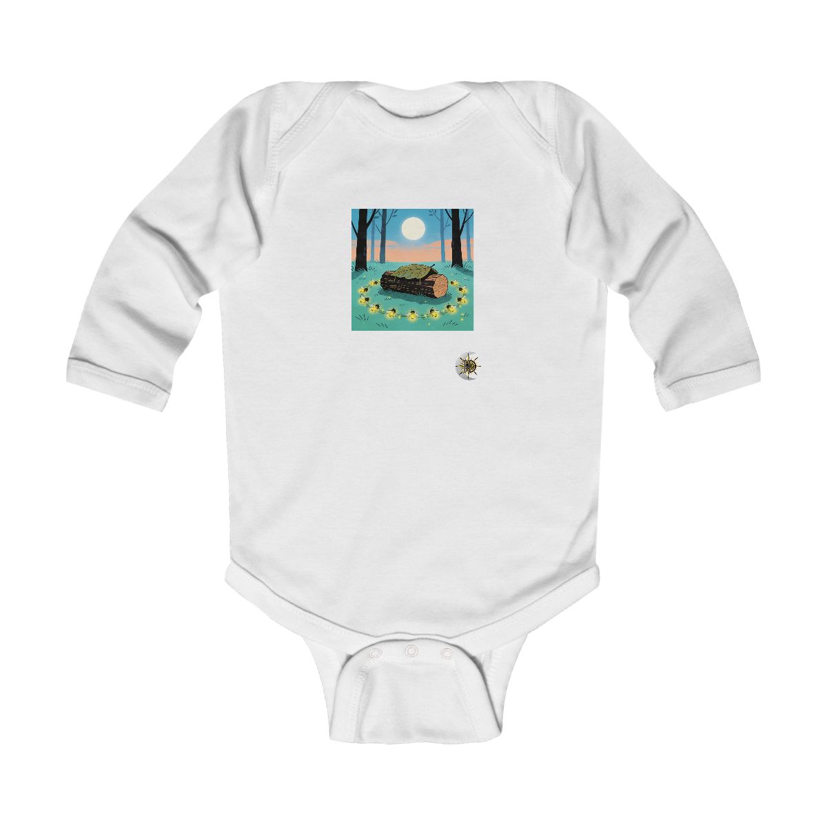 HD Firefly Circle Infant Long Sleeve Bodysuit