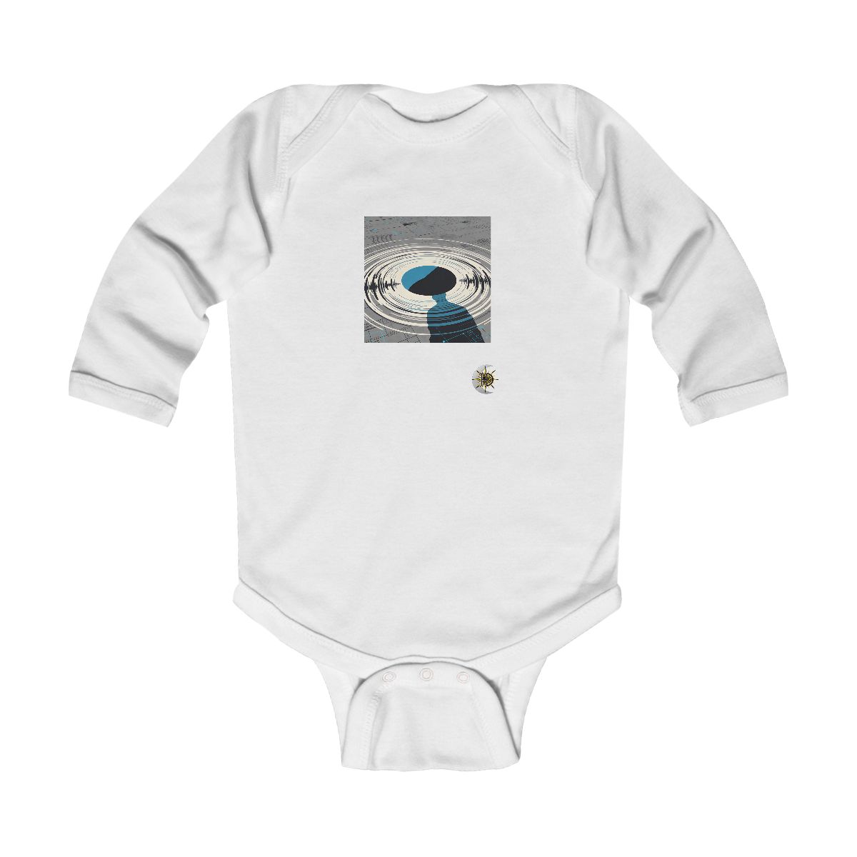 HD Echo Circuit Infant Long Sleeve Bodysuit