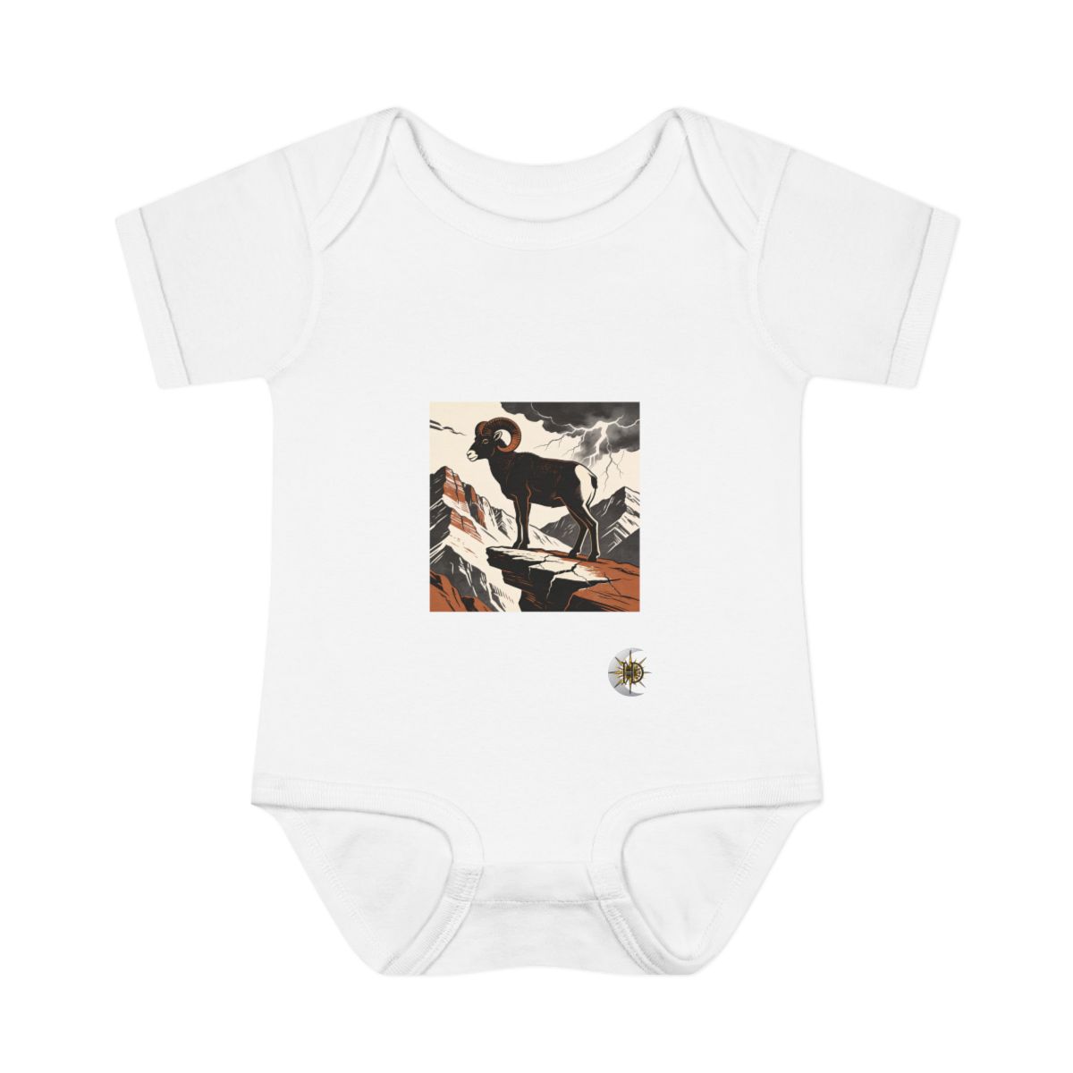 HD Stormridge Ram Infant Baby Rib Bodysuit