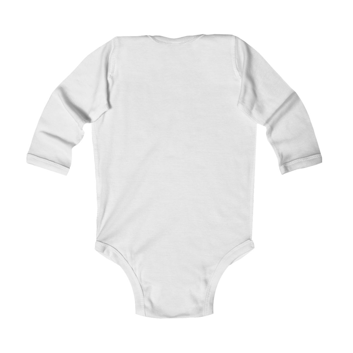 HD Stormridge Ram Infant Long Sleeve Bodysuit, back view.