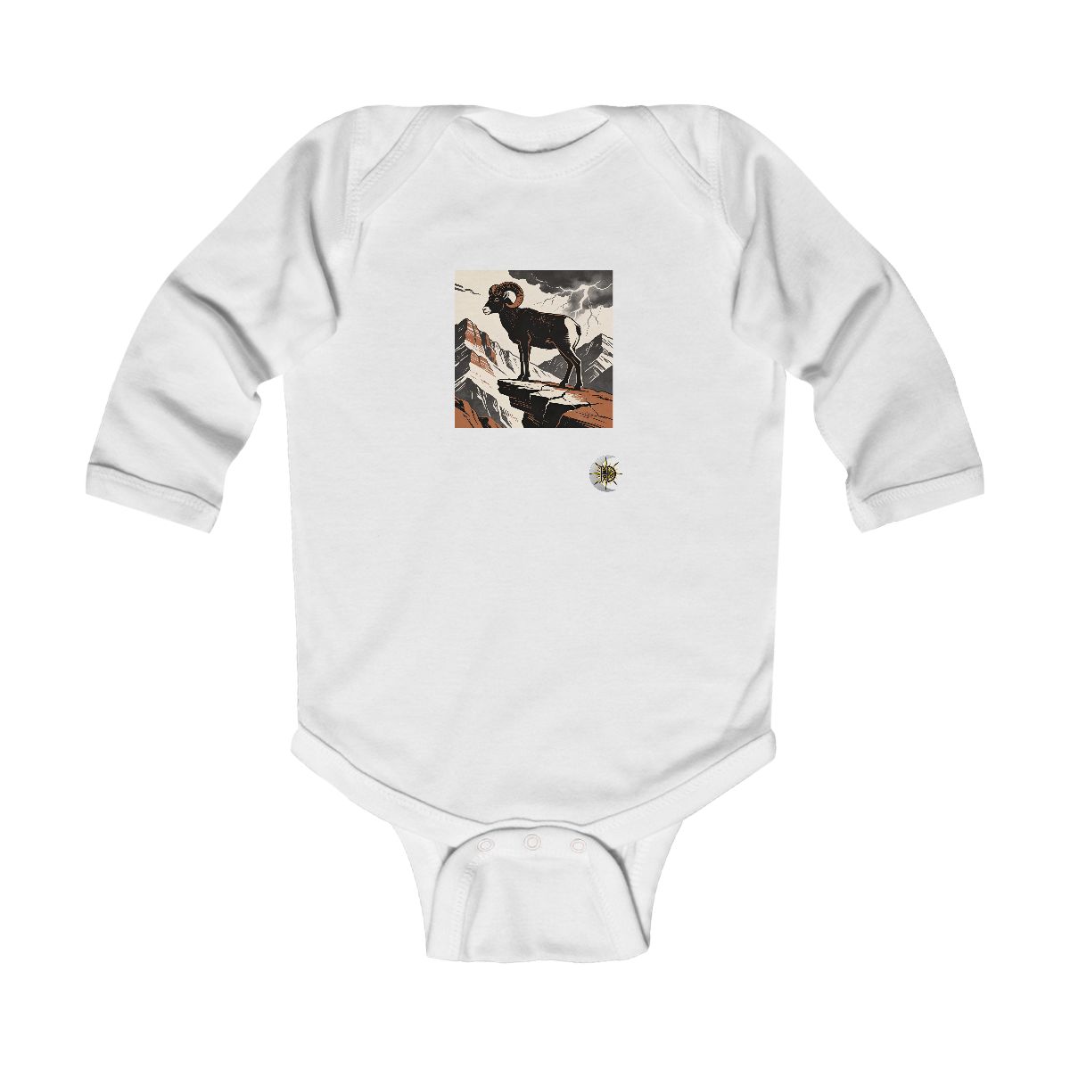 HD Stormridge Ram Infant Long Sleeve Bodysuit