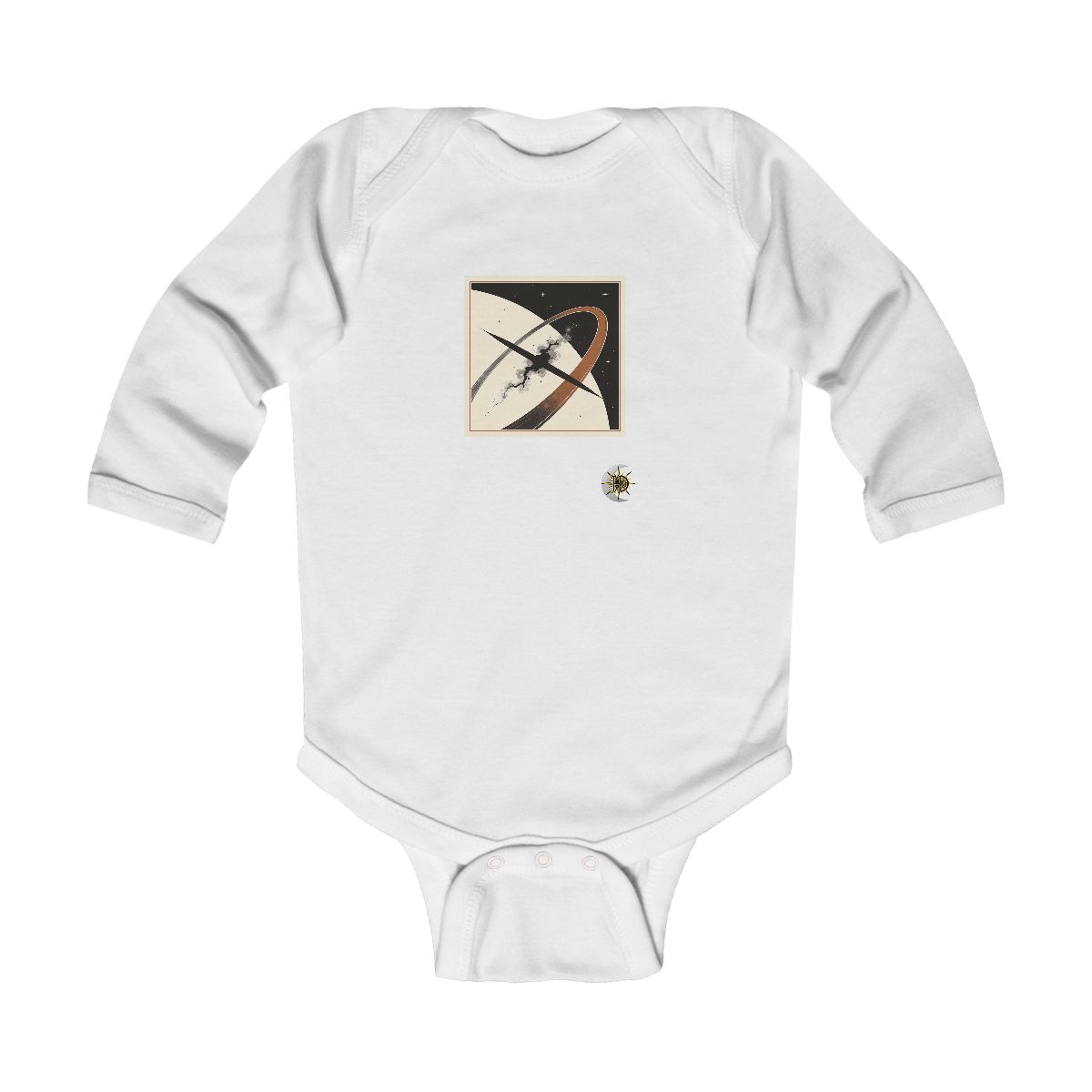 HD Obsidian Orbit Infant Long Sleeve Bodysuit
