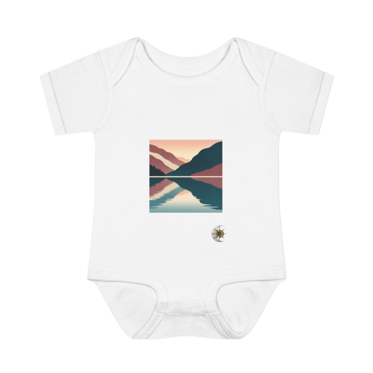 HD Rosewater Valley Infant Baby Rib Bodysuit