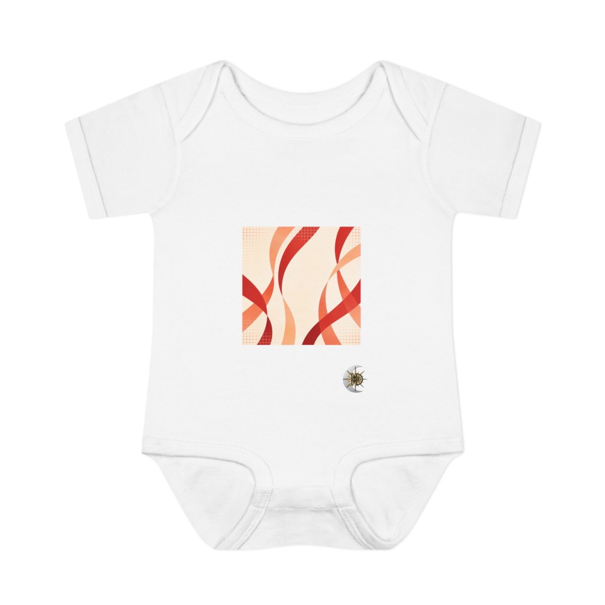 HD Rust Ribbons Infant Baby Rib Bodysuit