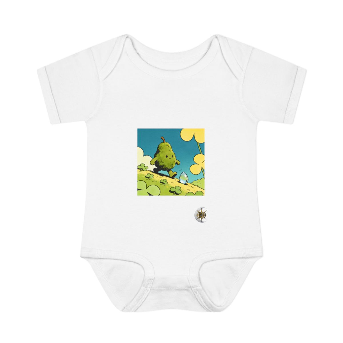 HD Dewdrop Rambler Infant Baby Rib Bodysuit