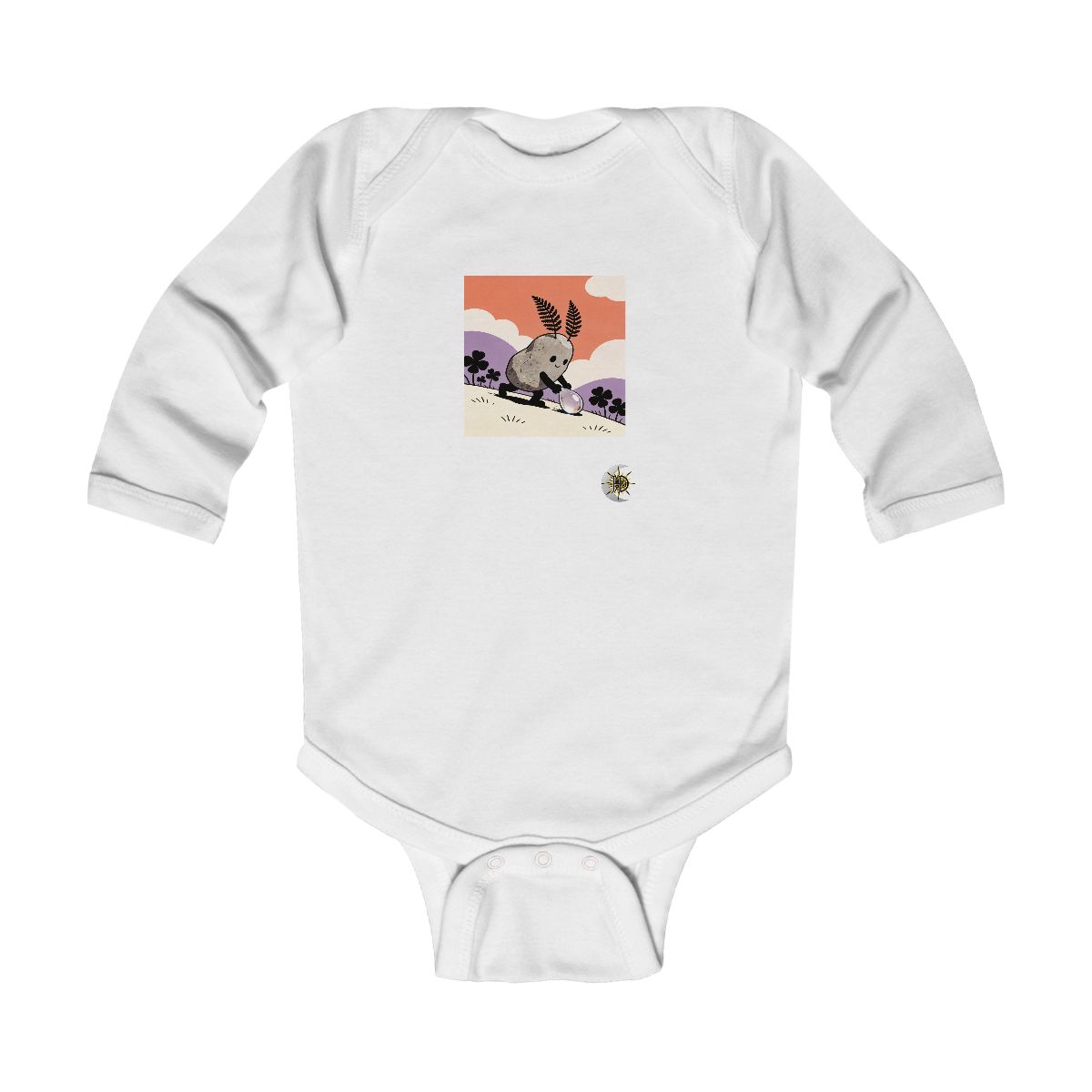 HD Pebble Gardener Infant Long Sleeve Bodysuit