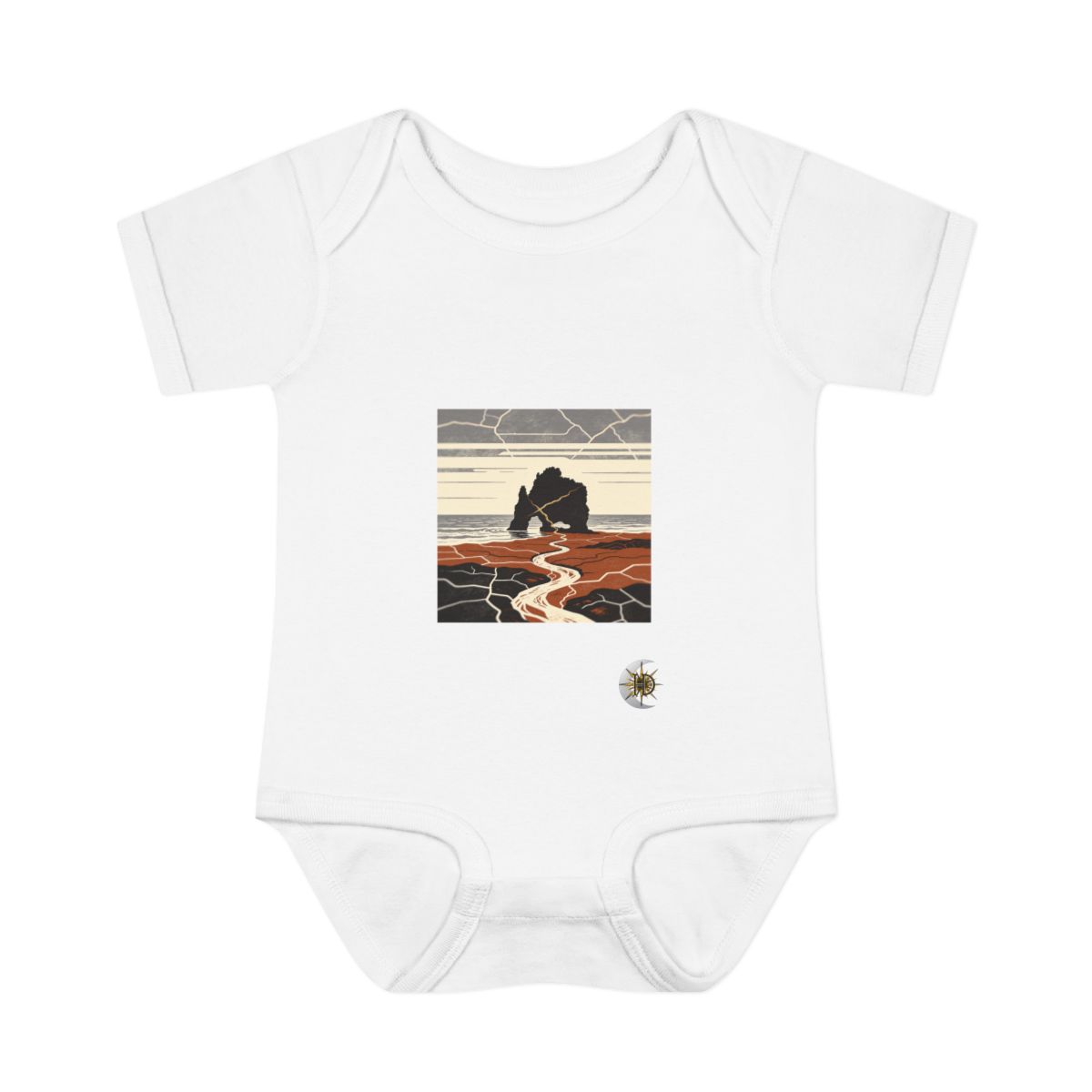 HD Copper Coast Arch Infant Baby Rib Bodysuit