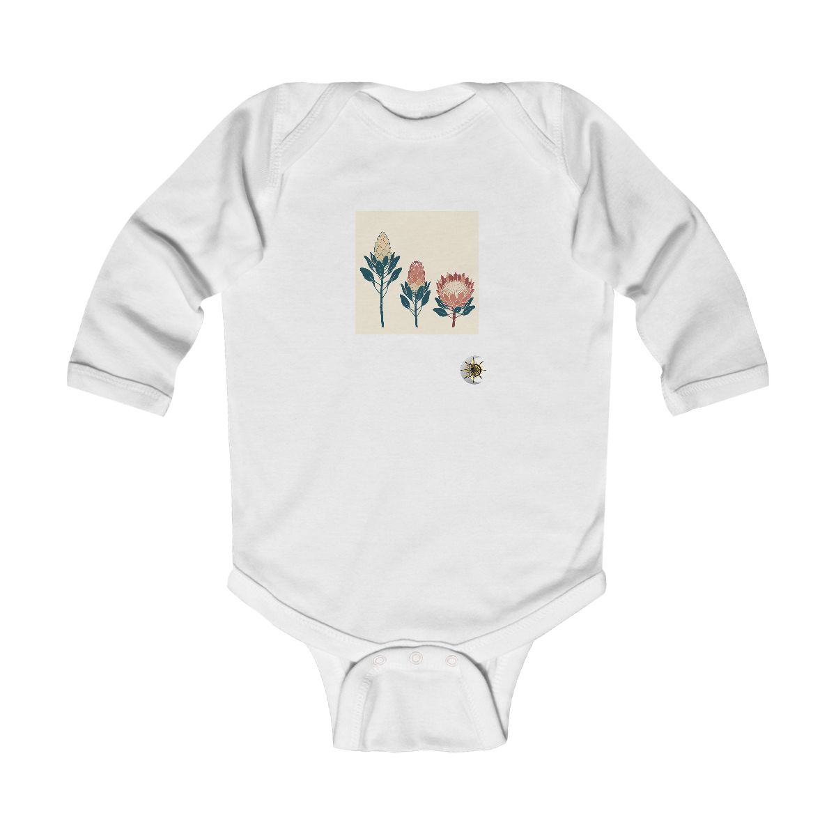 HD Protea Trio Infant Long Sleeve Bodysuit