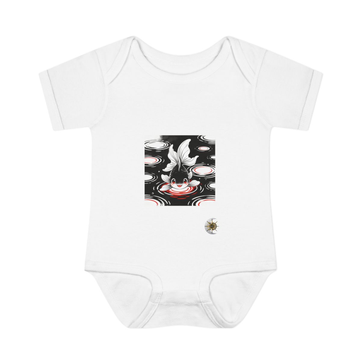 HD Ripplefin Friend Infant Baby Rib Bodysuit