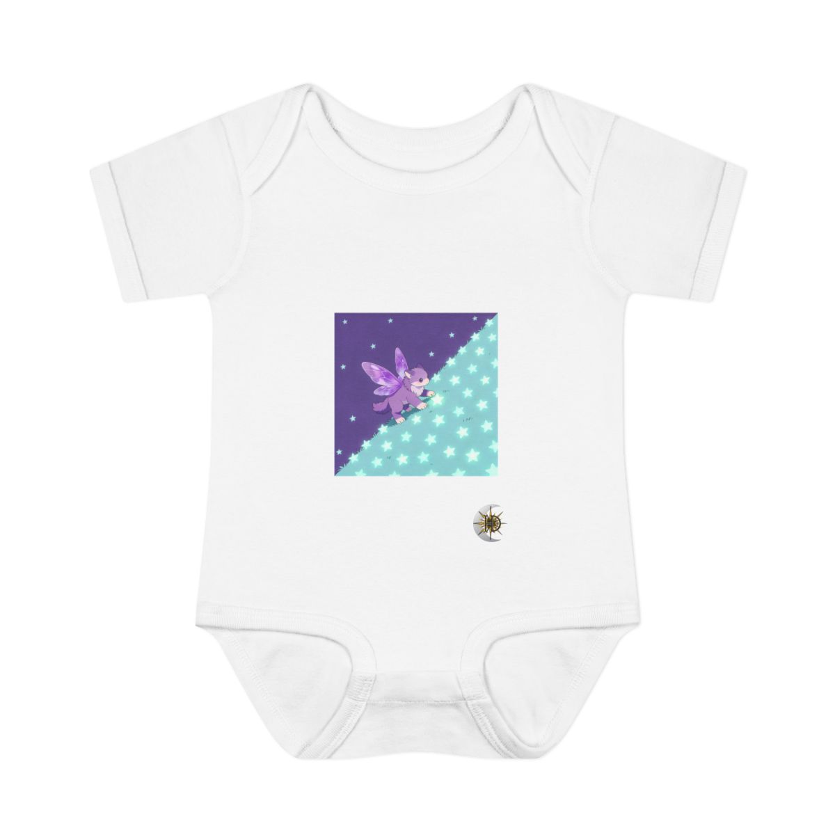 HD Violet Starwanderer Infant Baby Rib Bodysuit