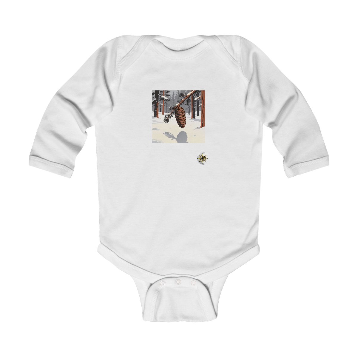 HD Winter Cone Infant Long Sleeve Bodysuit