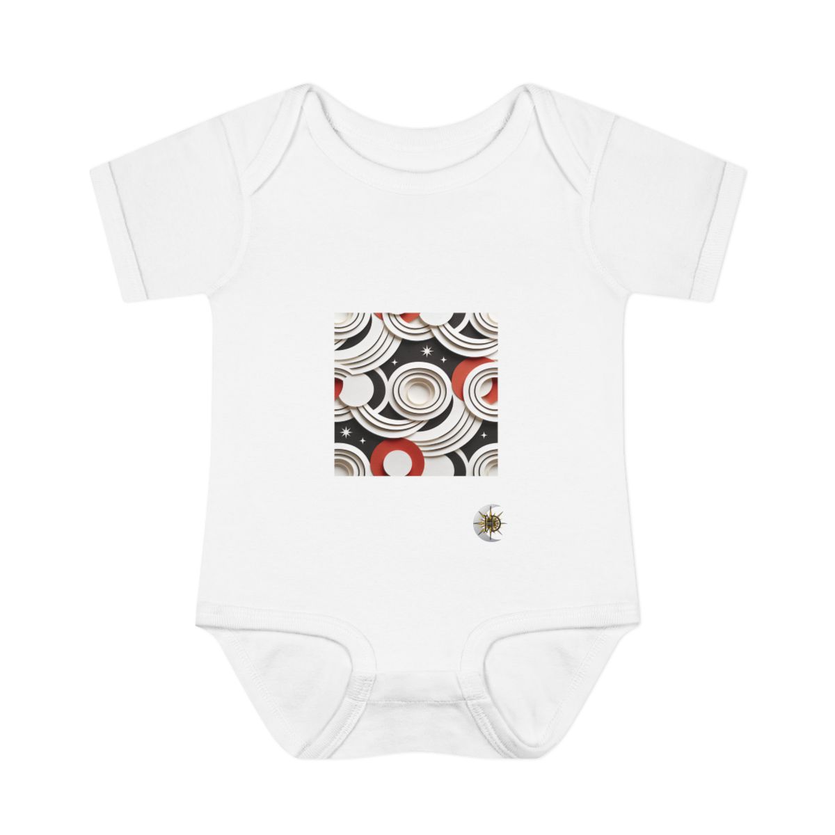 HD Paper Orbit Infant Baby Rib Bodysuit