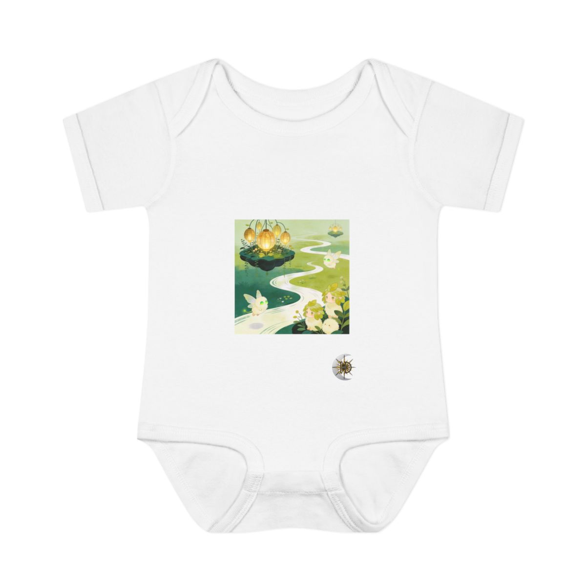HD Lanternstream Friends Infant Baby Rib Bodysuit