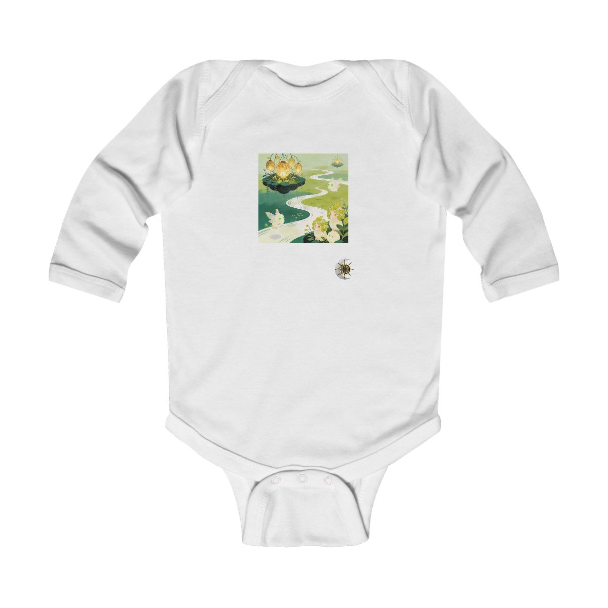 HD Lanternstream Friends Infant Long Sleeve Bodysuit