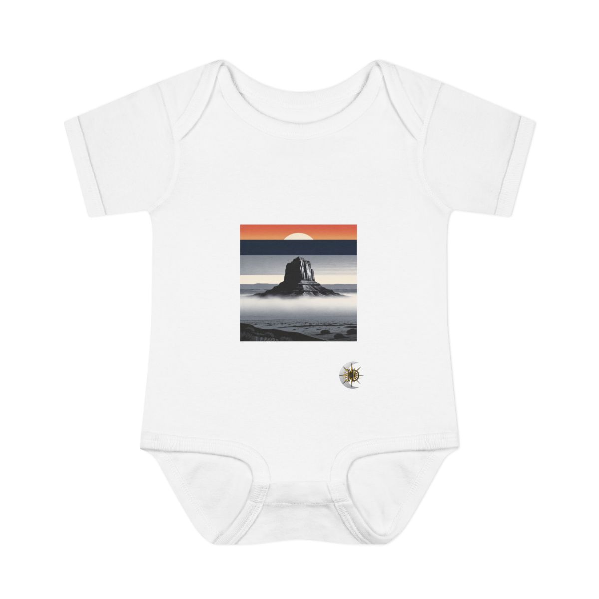 HD Desert Afterglow Infant Baby Rib Bodysuit