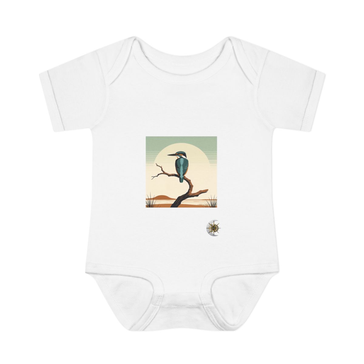 HD Stillwater Kingfisher Infant Baby Rib Bodysuit