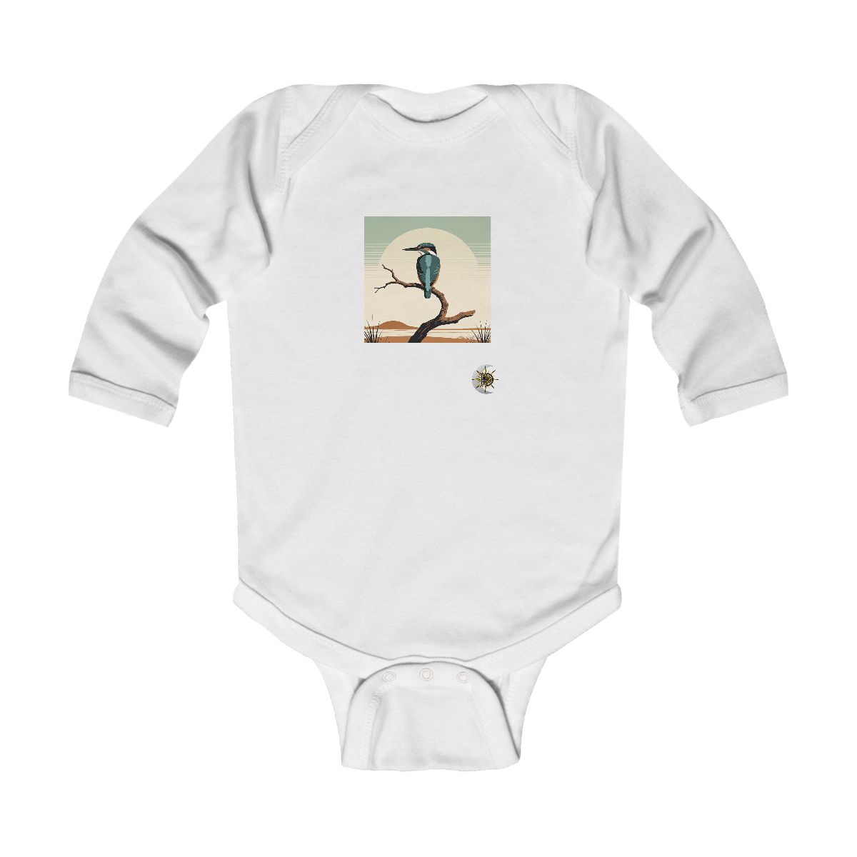 HD Stillwater Kingfisher Infant Long Sleeve Bodysuit