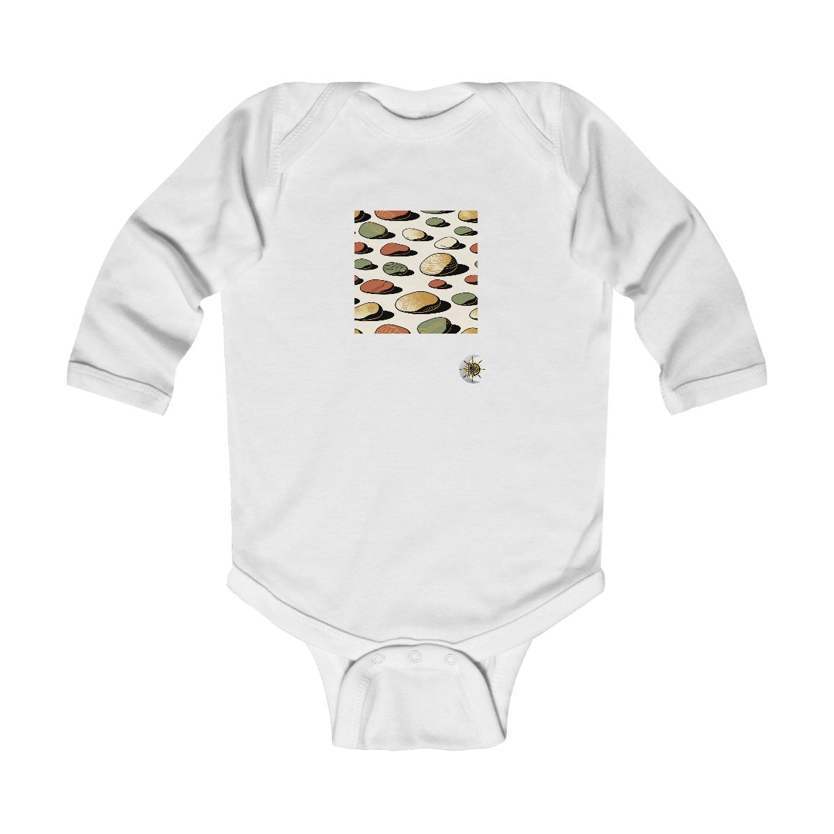HD Riverstone Scatter Infant Long Sleeve Bodysuit