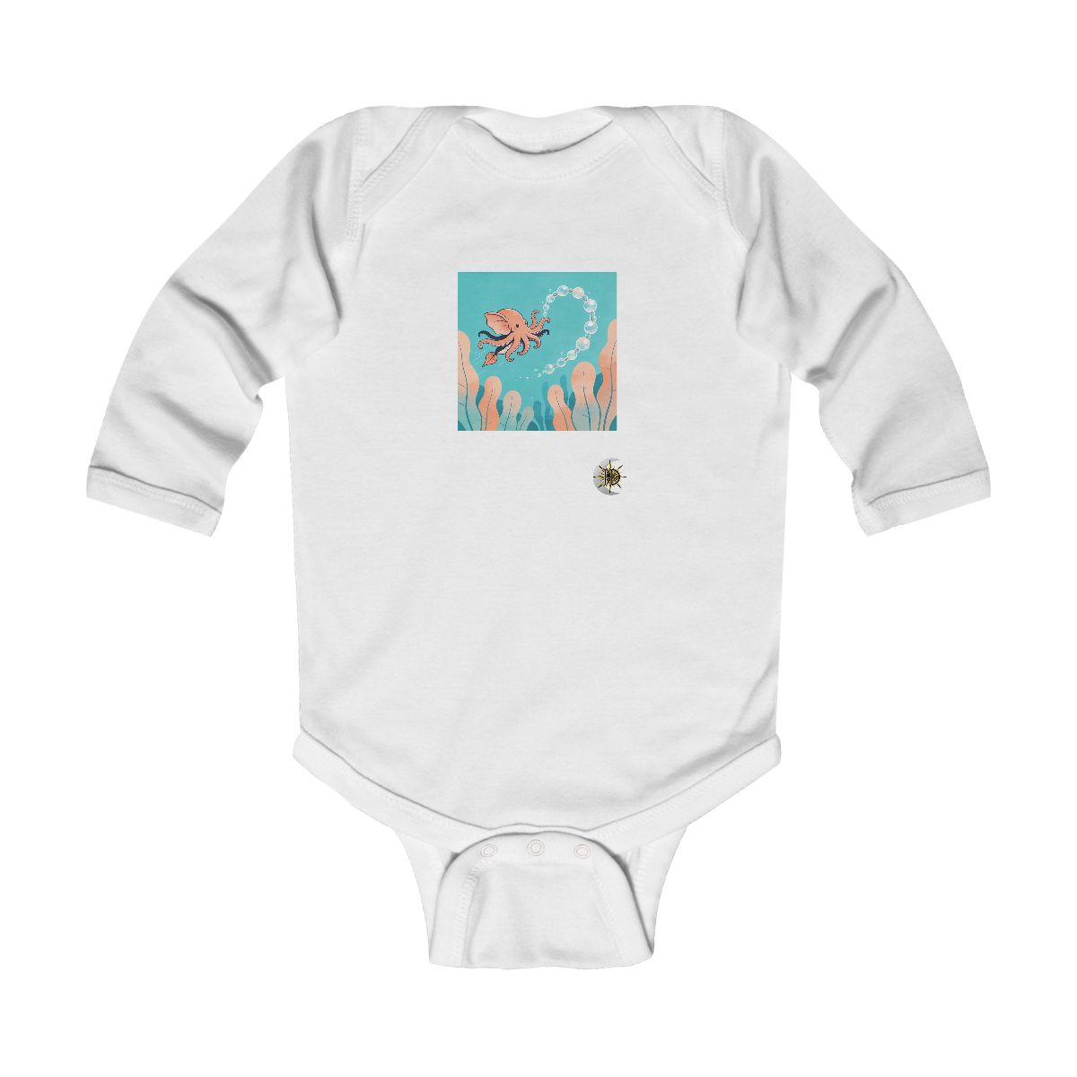 HD Bubbleloop Seafriend Infant Long Sleeve Bodysuit