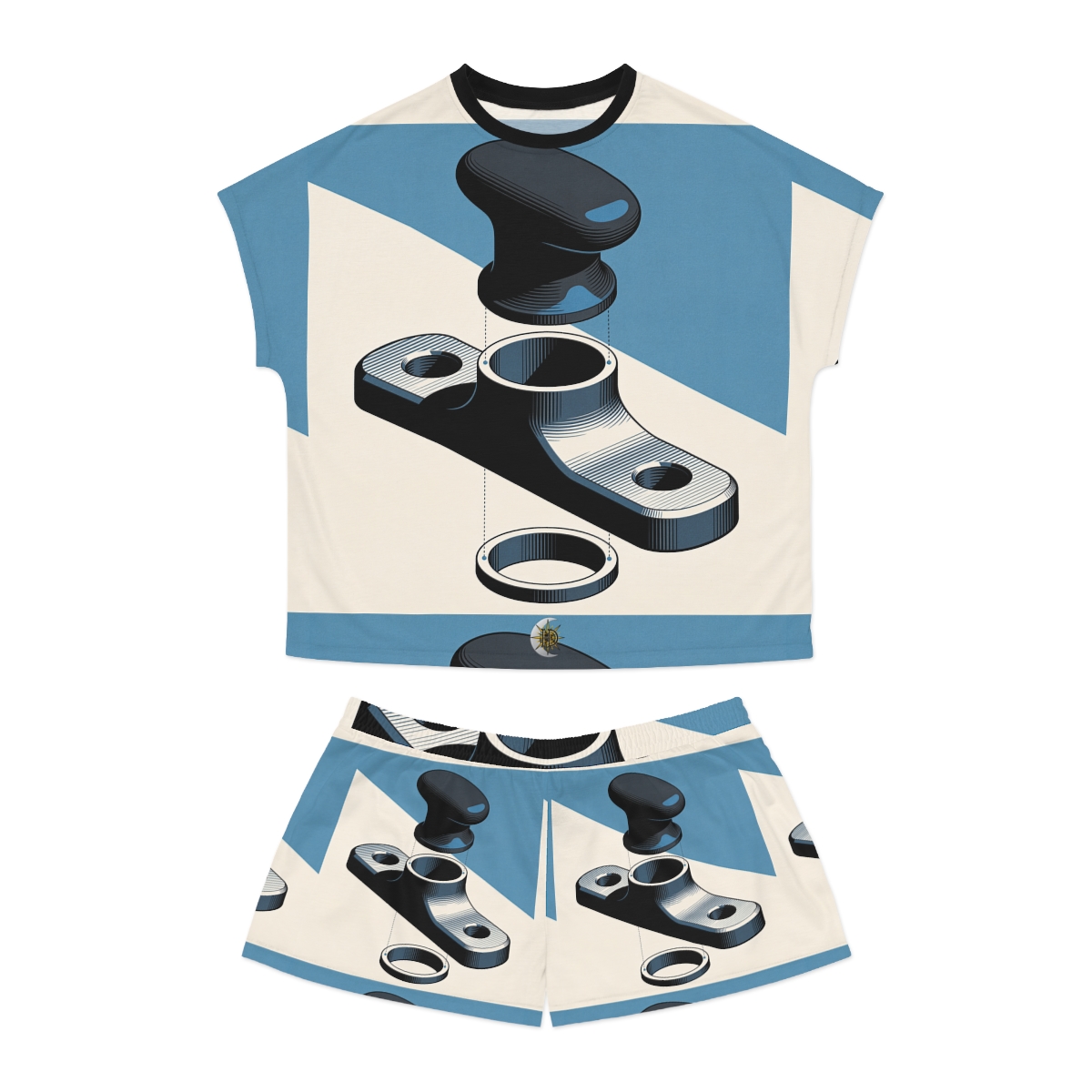 HD Workshop Forms Women's Short Pajama Set