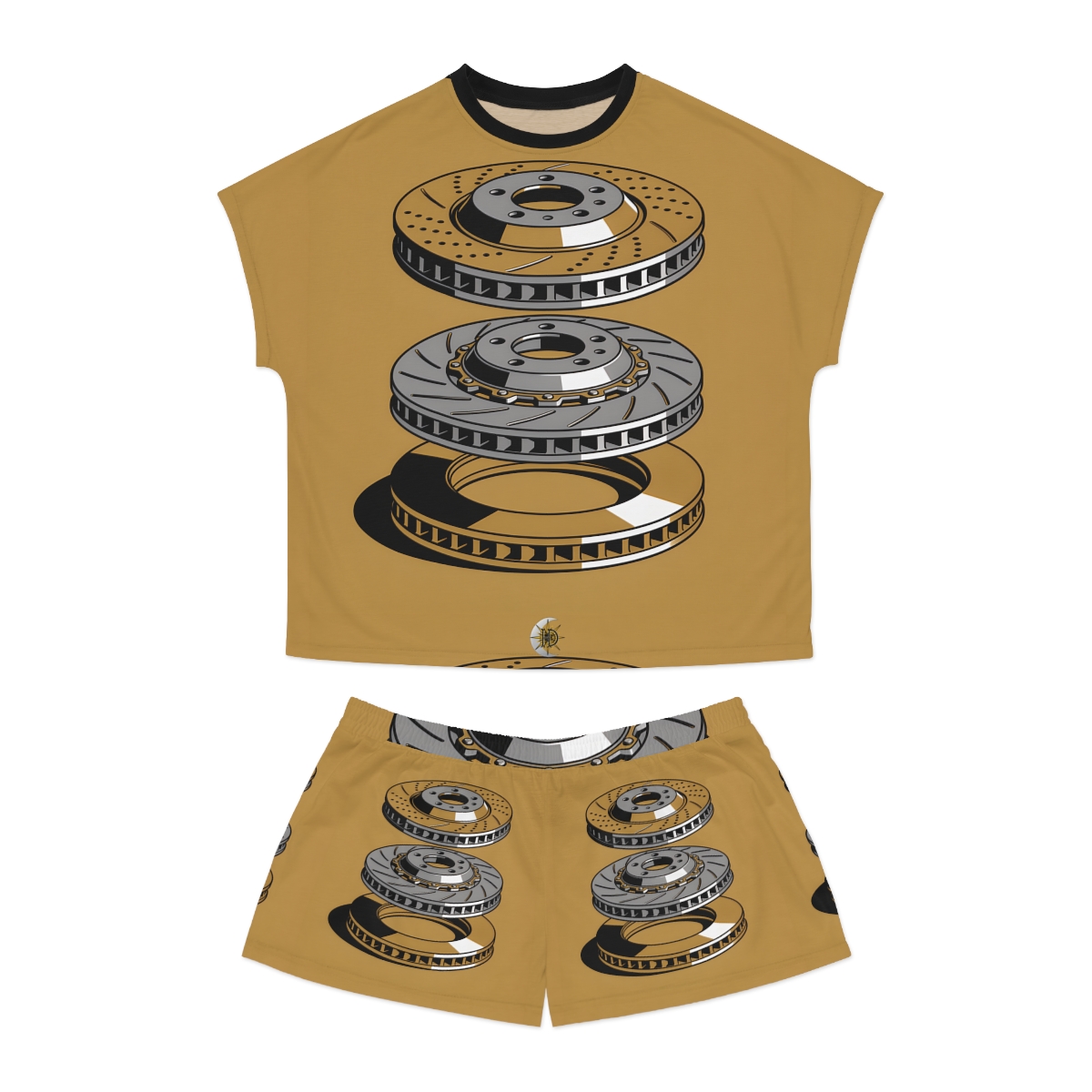 HD Rotor Stack Women's Short Pajama Set