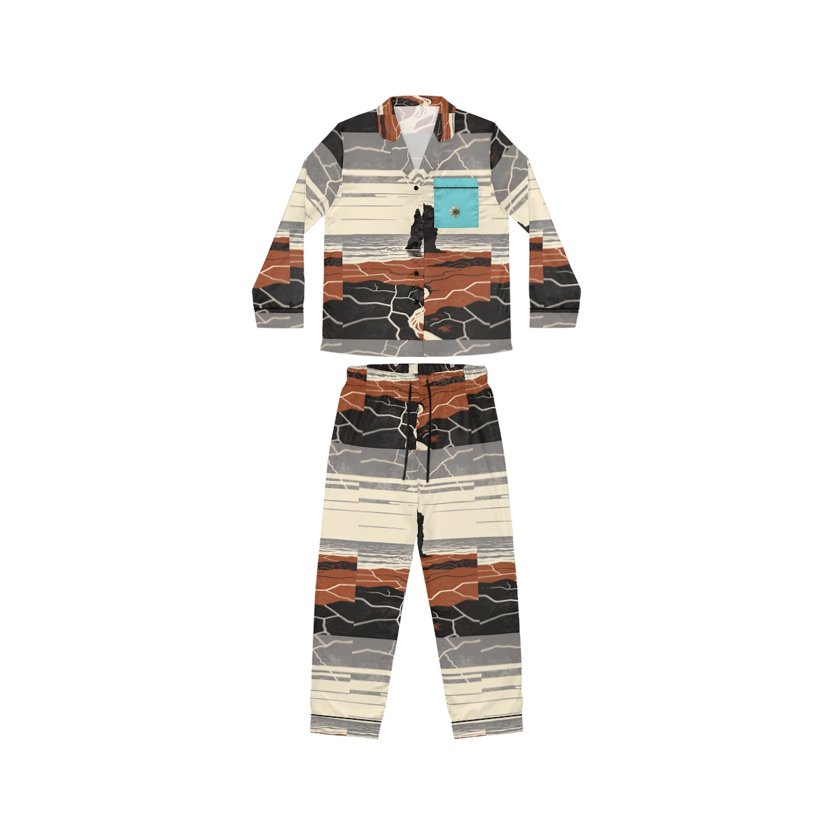 HD Copper Coast Arch Women's Satin Pajama Set
