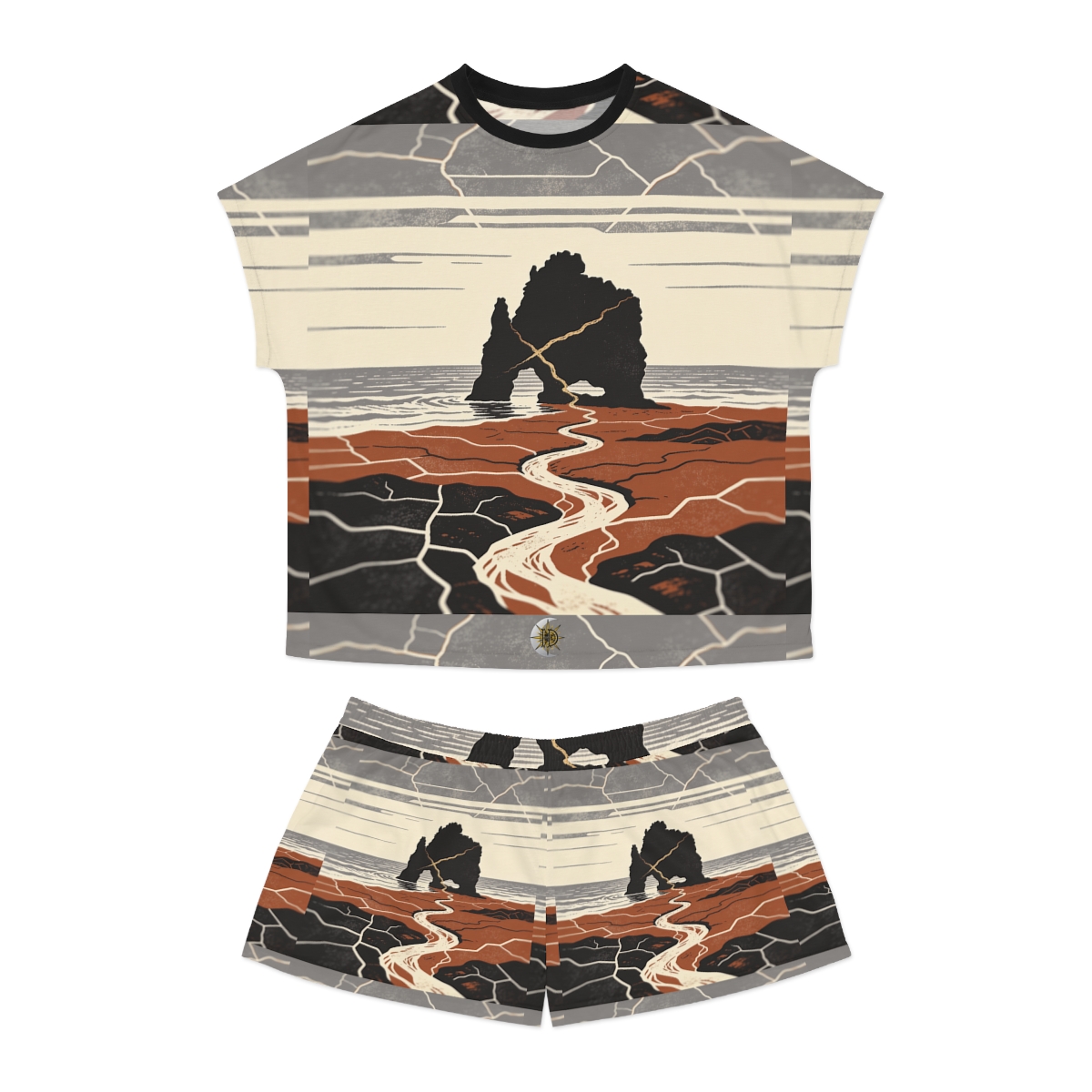HD Copper Coast Arch Women's Short Pajama Set