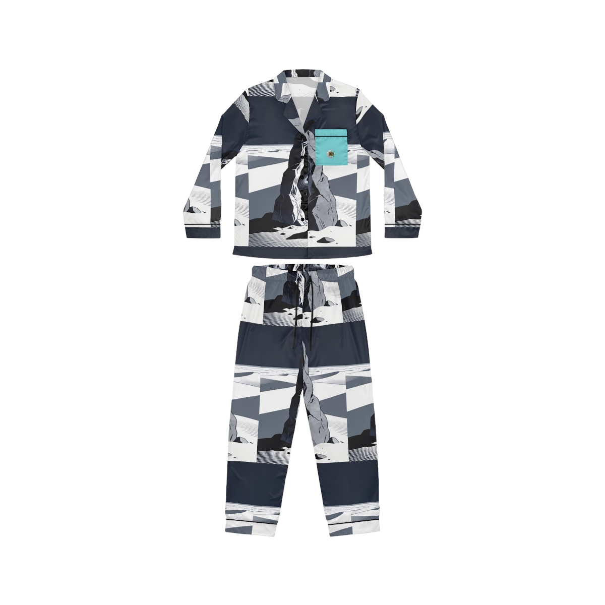 HD Celestial Gateway Women's Satin Pajama Set