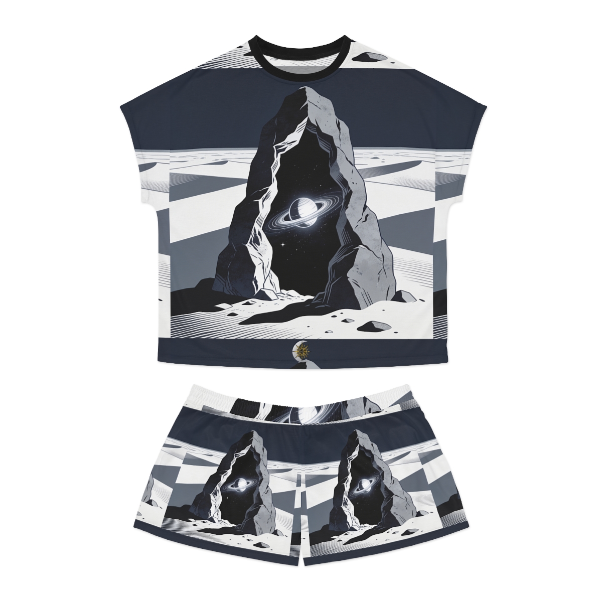 HD Celestial Gateway Women's Short Pajama Set