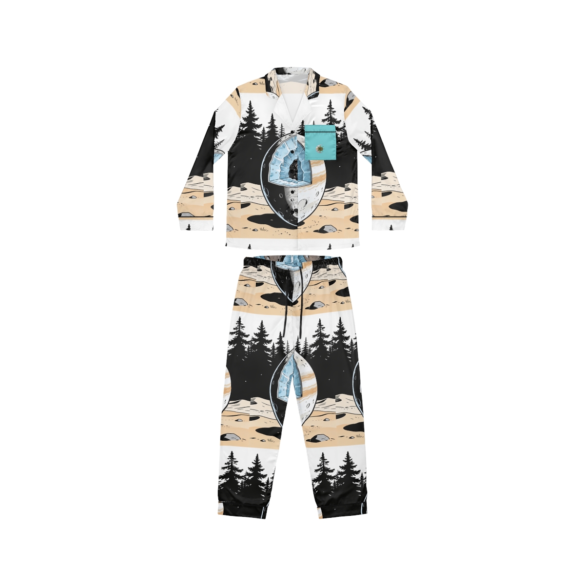 HD Frost Core Women's Satin Pajama Set